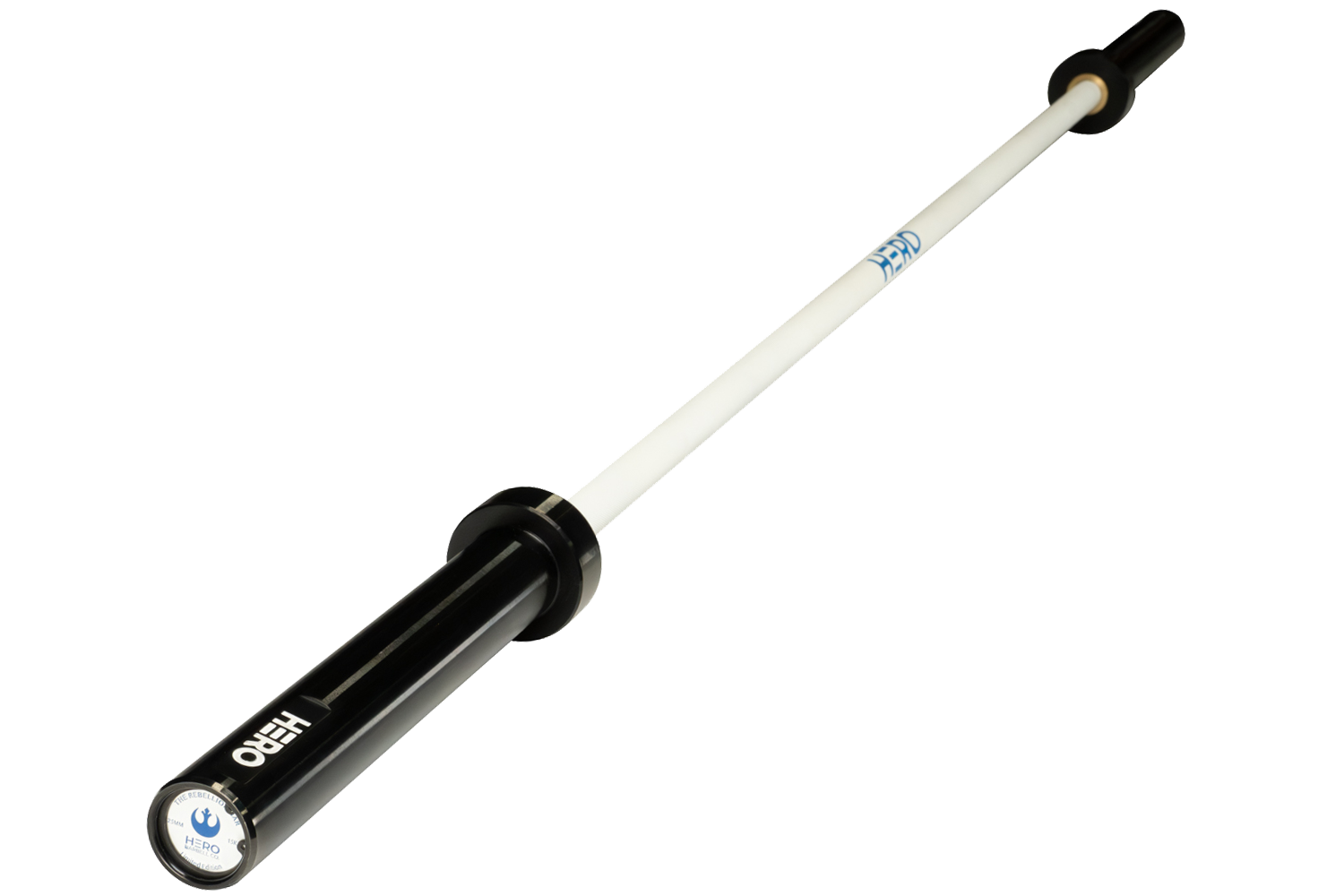 The Rebellion Bar - Stormtrooper White – Hero Barbell Co.